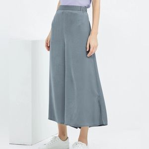 Supesu Eden Culotte Pants in Pearl Grey